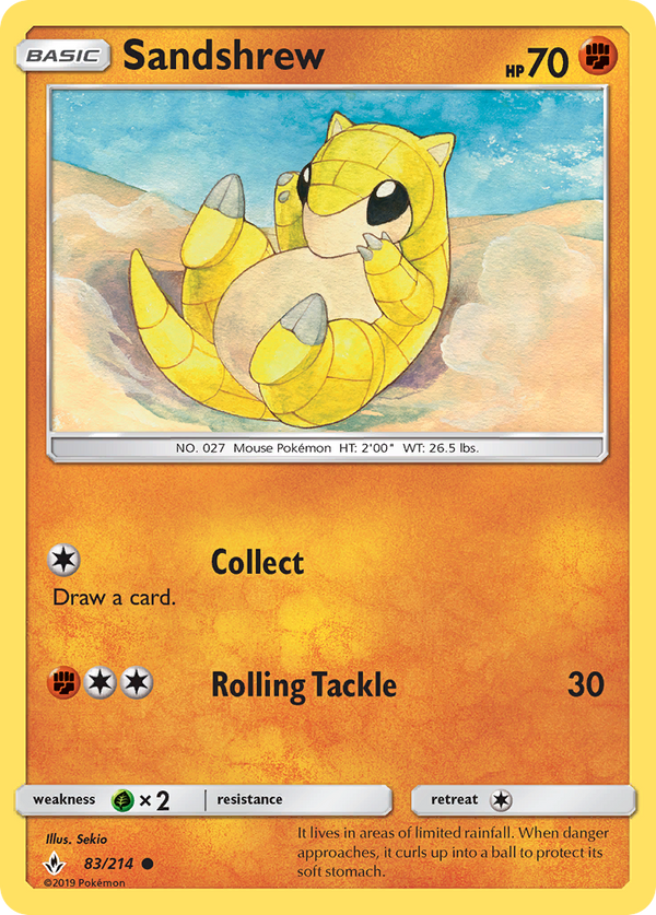 Sandshrew - Unbroken Bonds SET-83