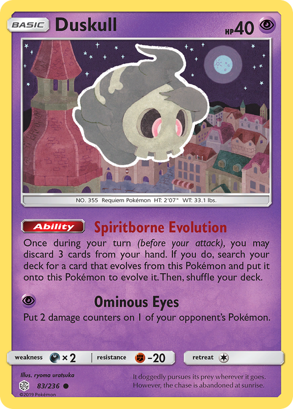 Duskull - Cosmic Eclipse SET-83