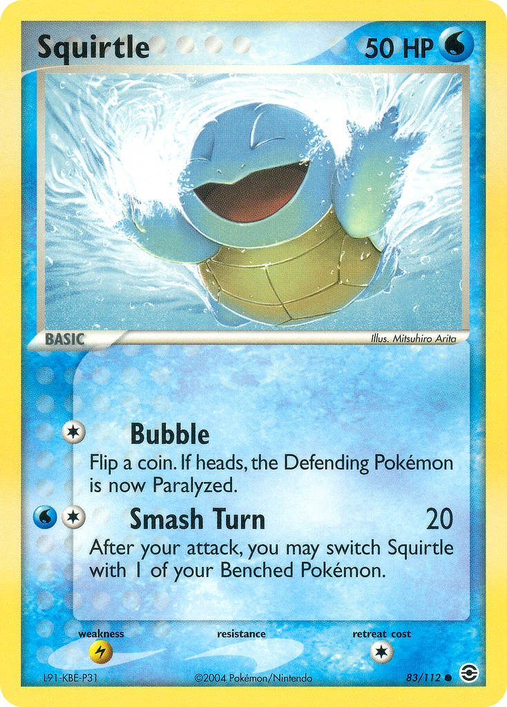 Squirtle - FireRed & LeafGreen SET-83