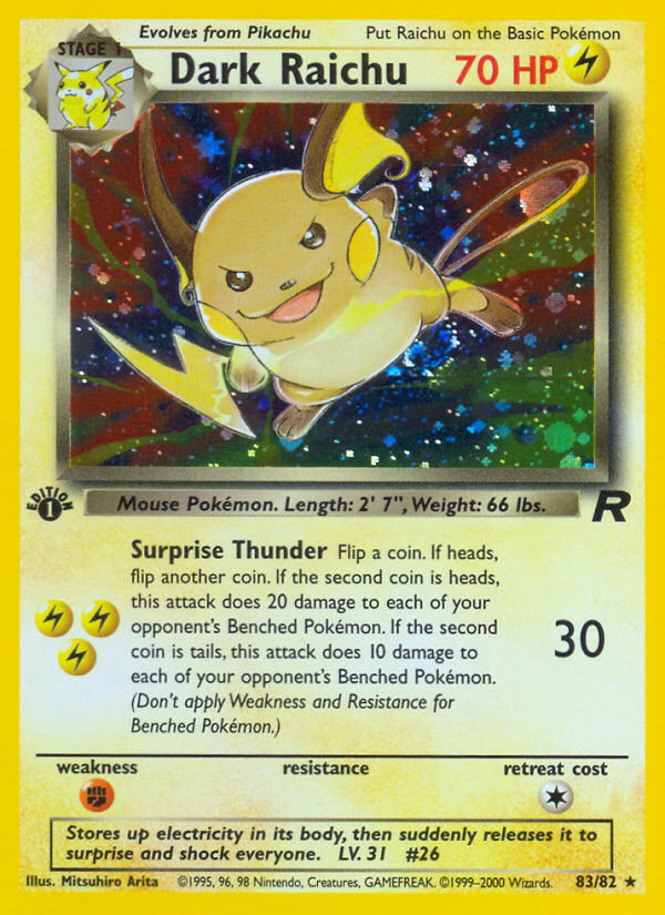Dark Raichu - Team Rocket SET-83