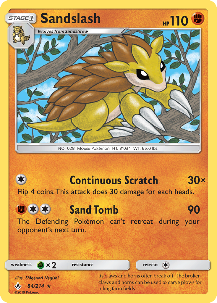 Sandslash - Unbroken Bonds SET-84