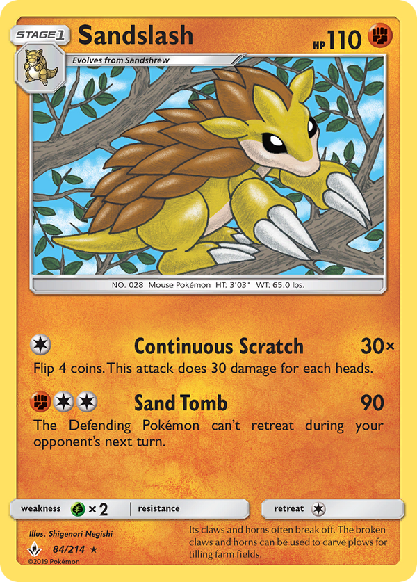Sandslash - Unbroken Bonds SET-84