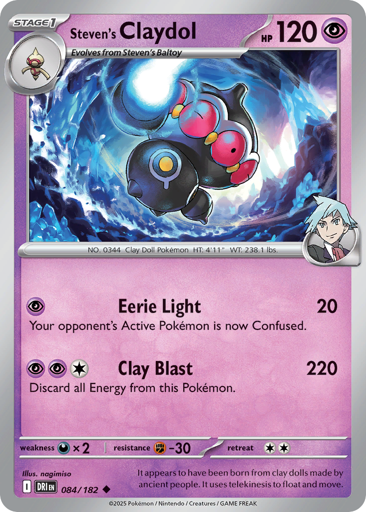 Steven's Claydol - Destined Rivals SET-84