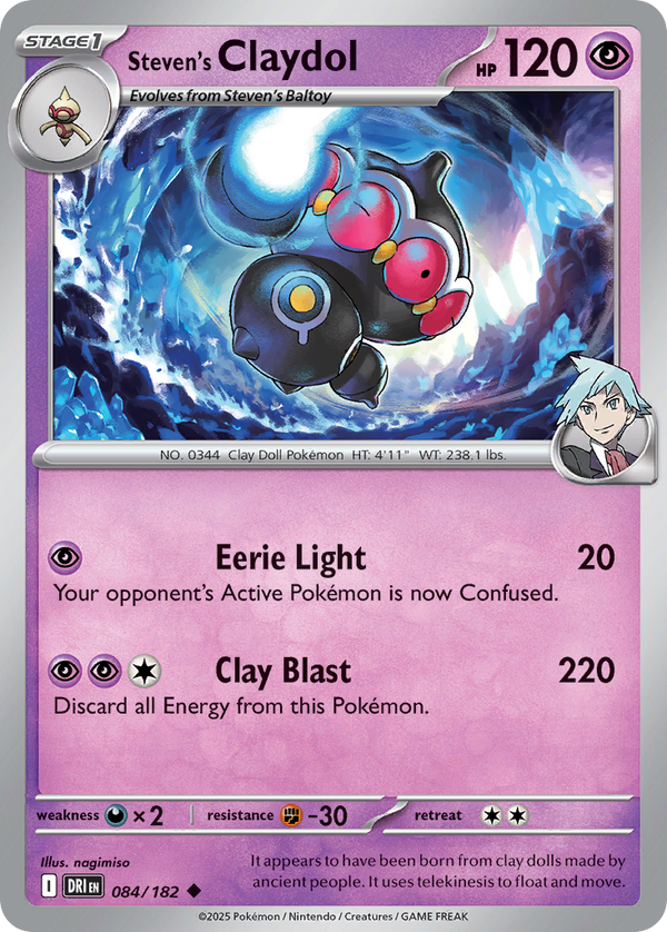 Steven's Claydol - Destined Rivals SET-84