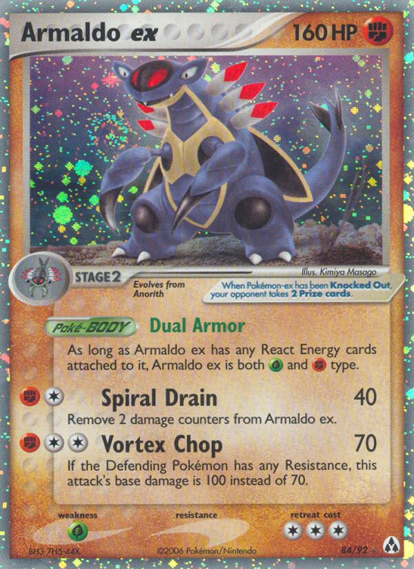 Armaldo EX - Legend Maker SET-84