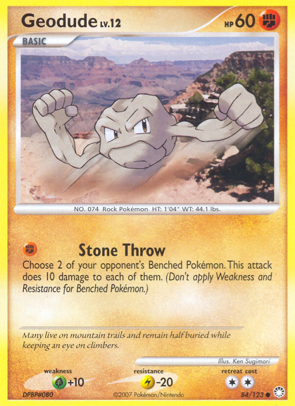 Geodude - Mysterious Treasures SET-84