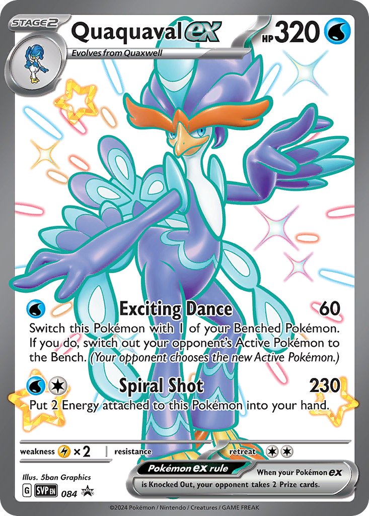 Quaquaval EX - Scarlet & Violet Black Star Promos SET-84