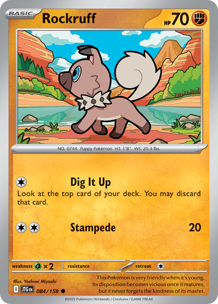 Rockruff - Journey Together SET-84