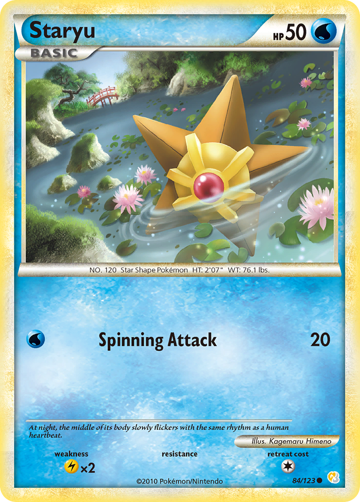 Staryu - HeartGold & SoulSilver SET-84