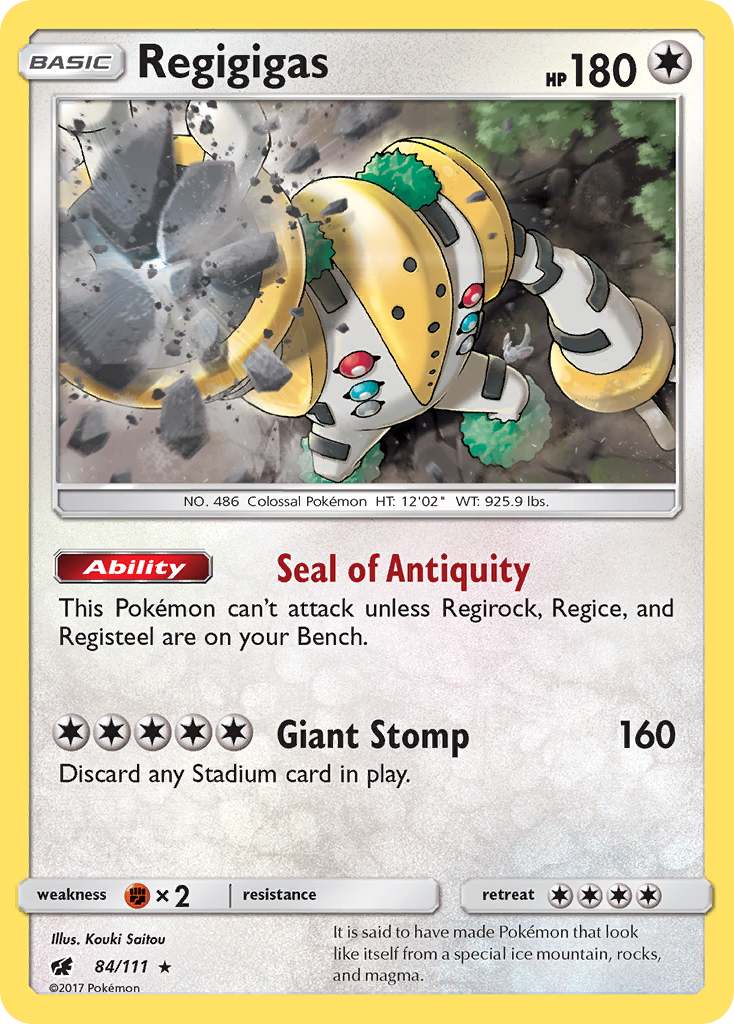 Regigigas - Crimson Invasion SET-84