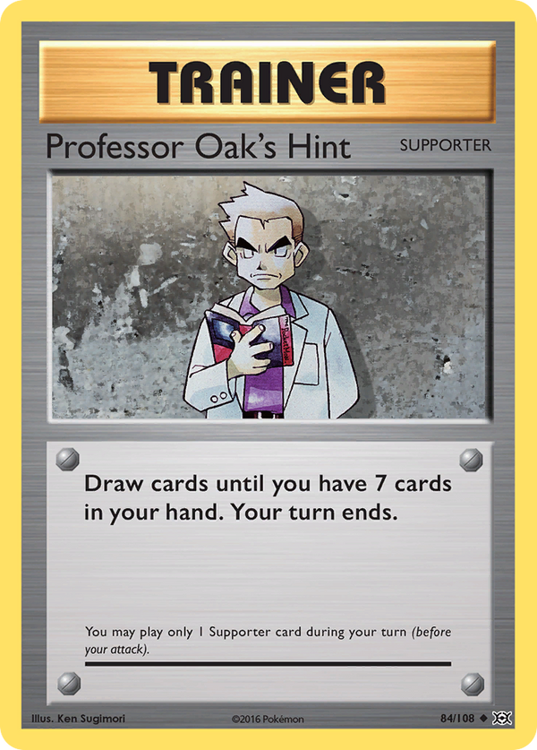 Professor Oak's Hint - Evolutions SET-84