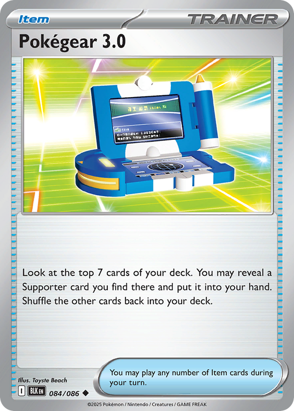 Pokegear 3.0 - Black Bolt SET-84