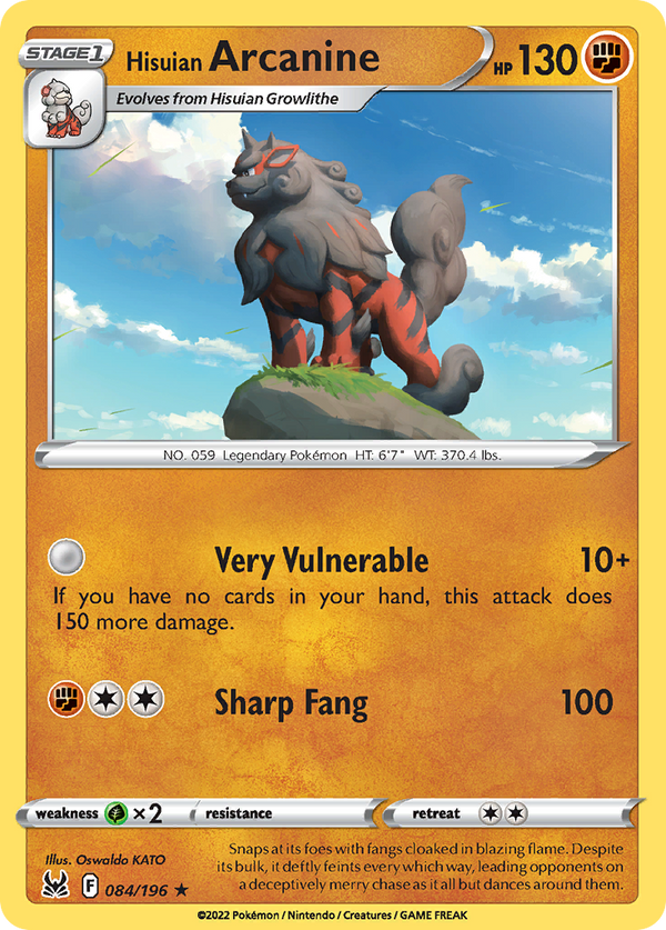 Hisuian Arcanine - Lost Origin SET-84