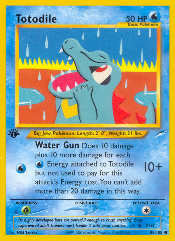 Totodile - Neo Destiny SET-85