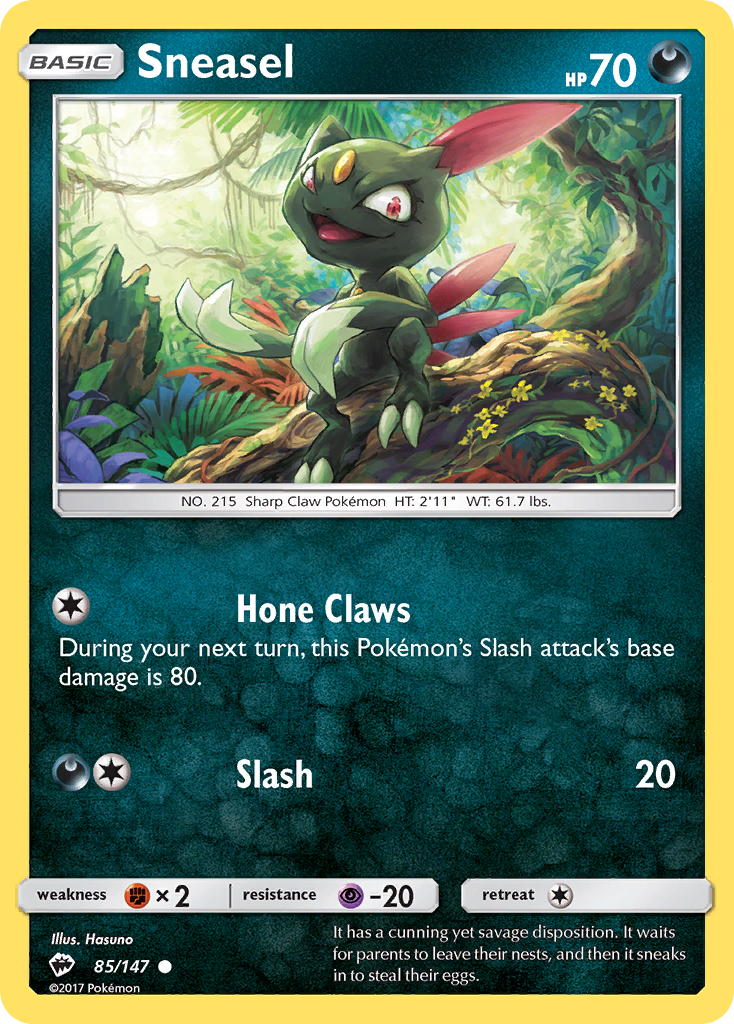 Sneasel - Burning Shadows SET-85