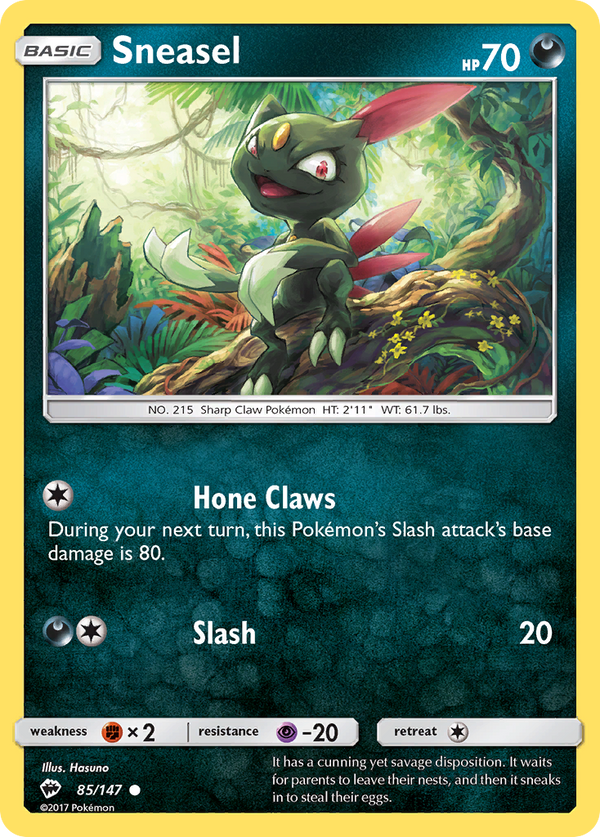 Sneasel - Burning Shadows SET-85