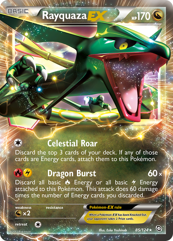 Rayquaza-EX - Dragons Exalted SET-85
