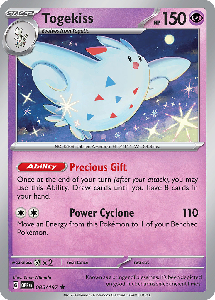 Togekiss - Obsidian Flames SET-85