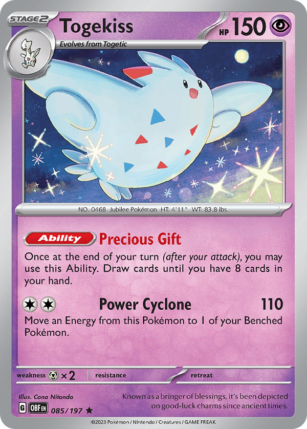 Togekiss - Obsidian Flames SET-85
