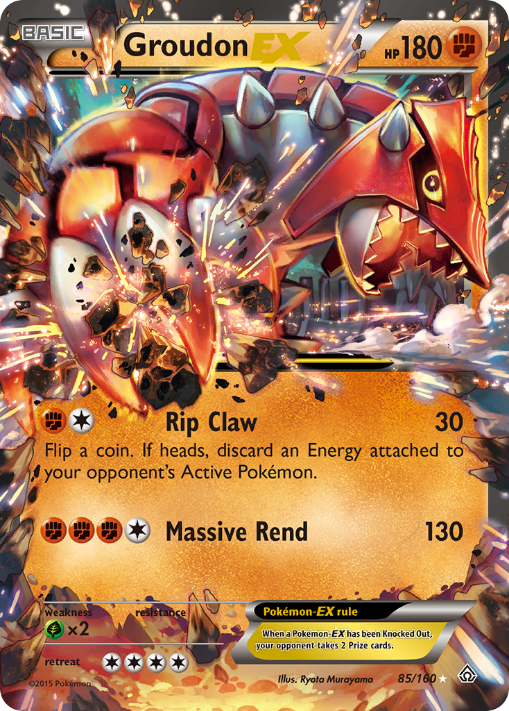 Groudon-EX - Primal Clash SET-85