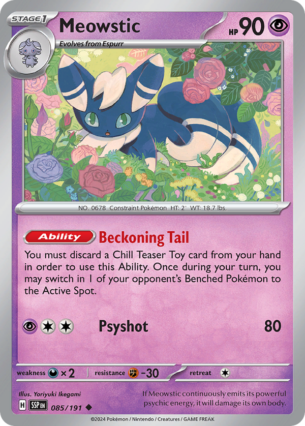 Meowstic - Surging Sparks SET-85