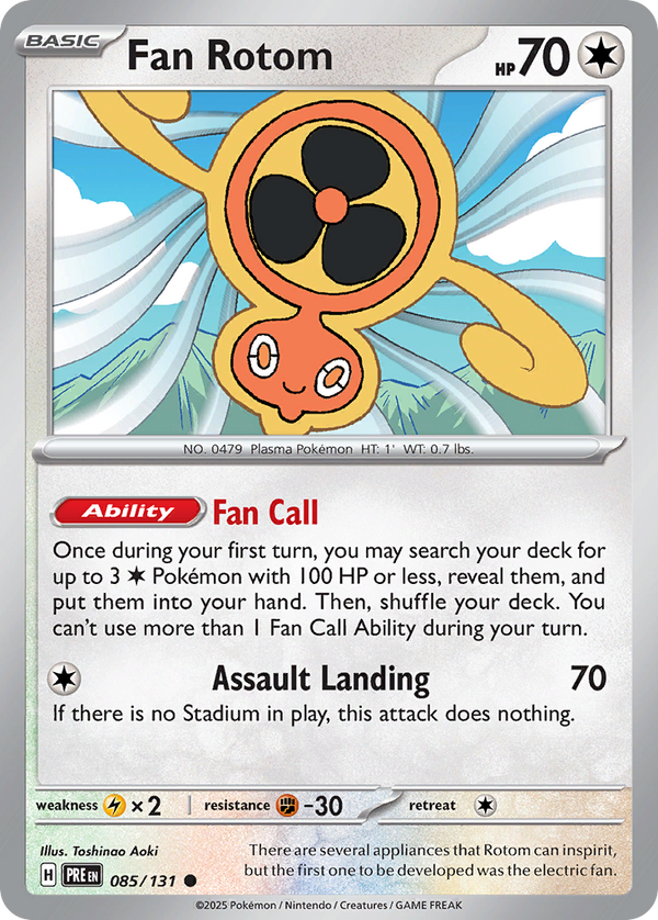 Fan Rotom - Prismatic Evolutions SET-85