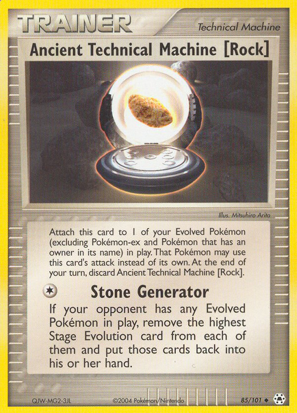Ancient Technical Machine [Rock] - Hidden Legends SET-85