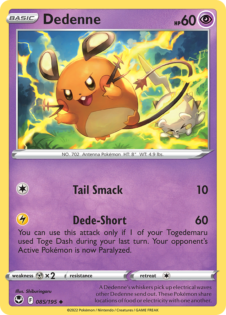 Dedenne - Silver Tempest SET-85