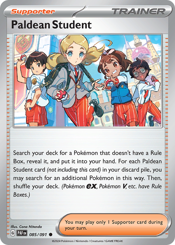 Paldean Student - Paldean Fates SET-85