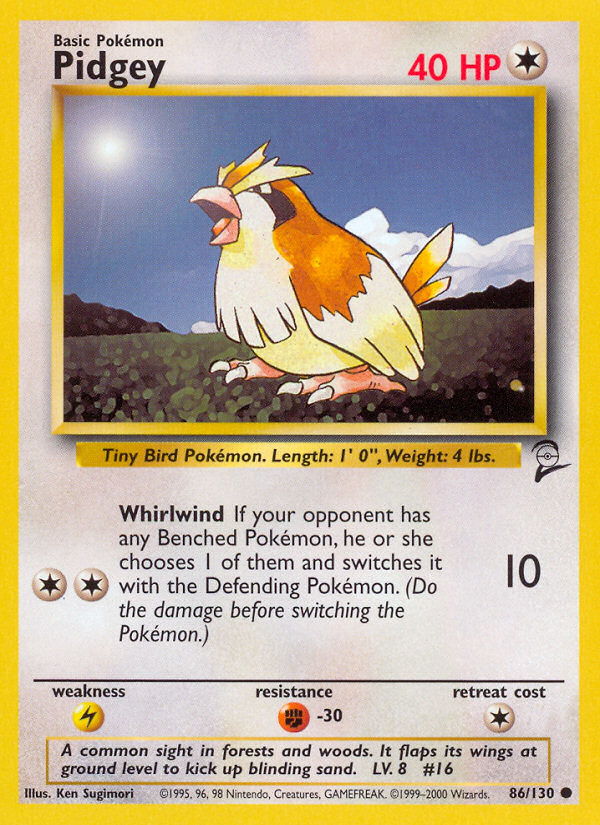 Pidgey - Base SET 2-86