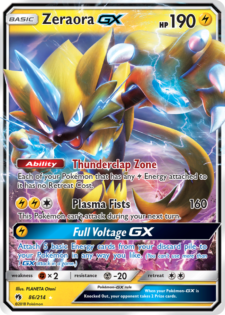 Zeraora-GX - Lost Thunder SET-86