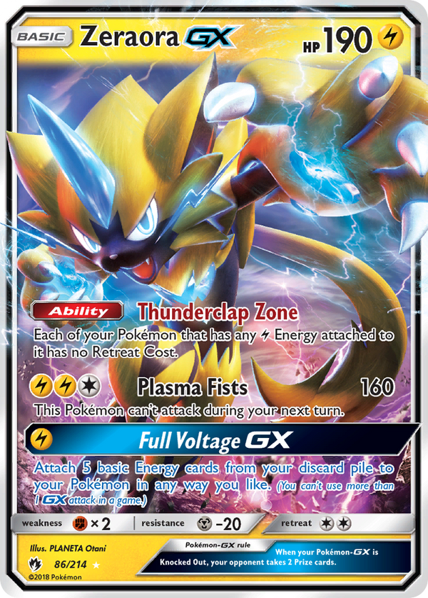 Zeraora-GX - Lost Thunder SET-86