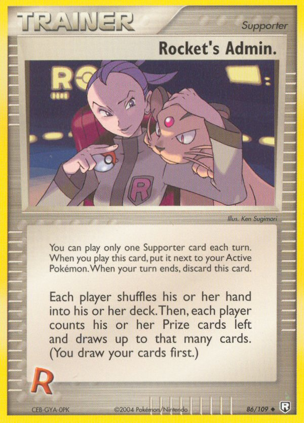 Rocket's Admin. - Team Rocket Returns SET-86