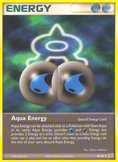 Aqua Energy (Team Magma vs Team Aqua SET) (Energy) (Special) (Uncommon) (PKM Team Magma vs Team Aqua SET-85)
