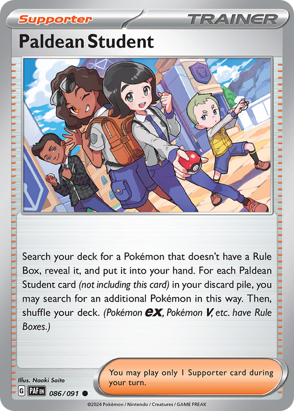 Paldean Student - Paldean Fates SET-86