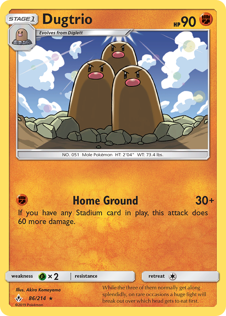 Dugtrio - Unbroken Bonds SET-86