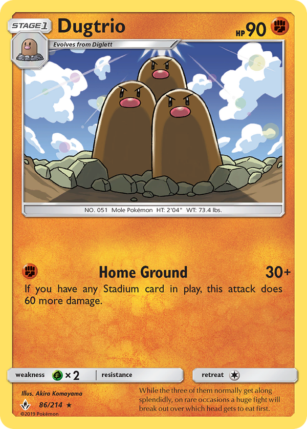 Dugtrio - Unbroken Bonds SET-86