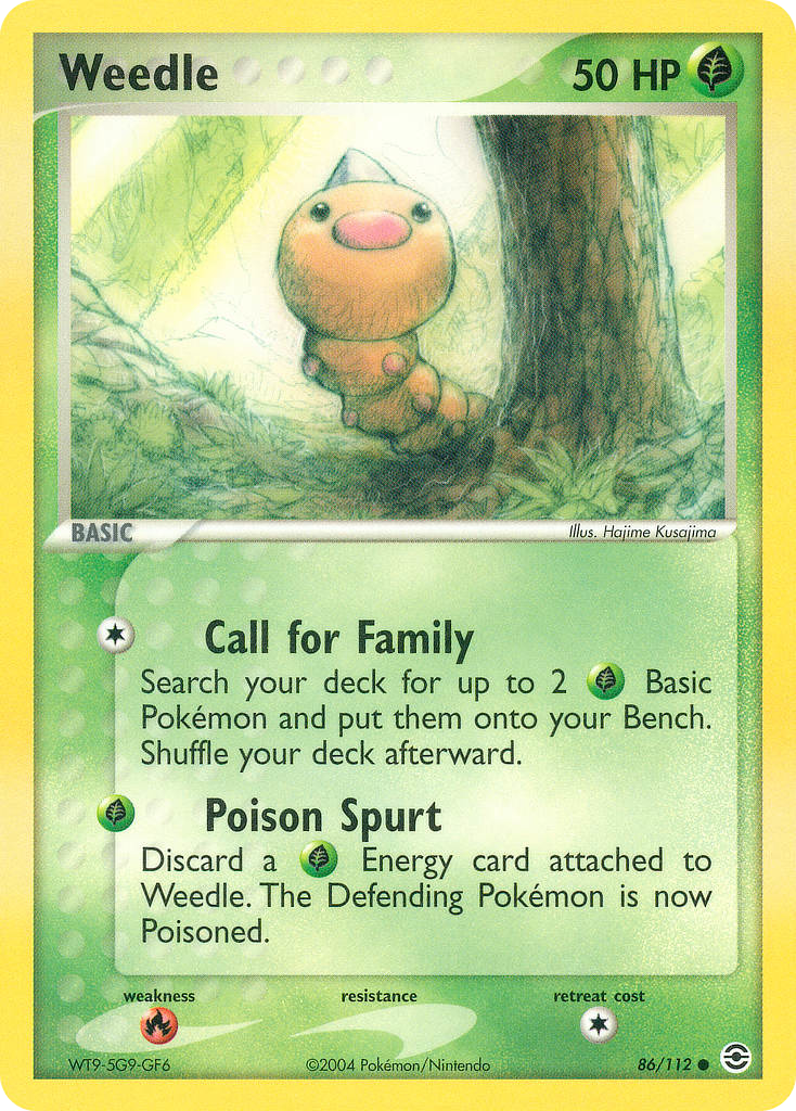 Weedle - FireRed & LeafGreen SET-86