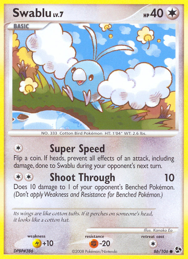 Swablu - Great Encounters SET-86
