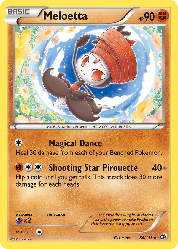 Meloetta - Legendary Treasures SET-86