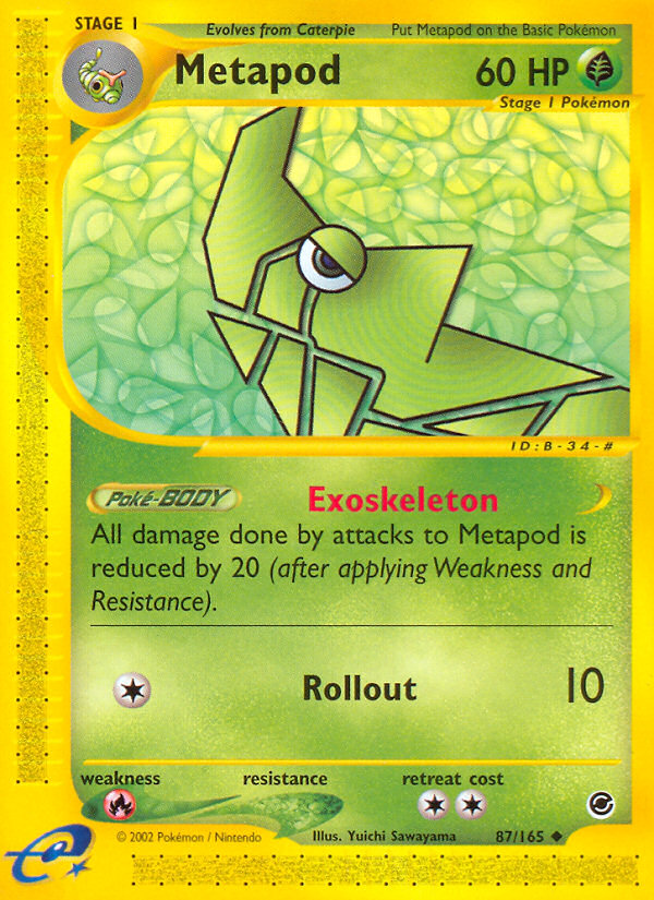 Metapod - Expedition Base Set SET-87