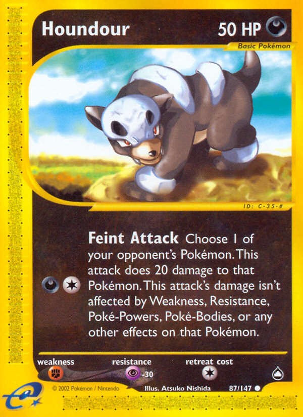 Houndour - Aquapolis SET-87