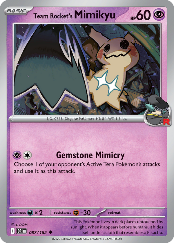 Team Rocket's Mimikyu - Destined Rivals SET-87