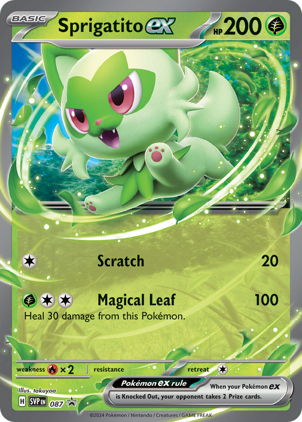 Sprigatito EX - Scarlet & Violet Black Star Promos SET-87