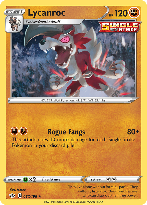 Lycanroc - Chilling Reign SET-87