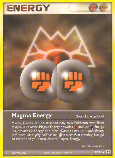 Magma Energy - Team Magma vs Team Aqua SET-87