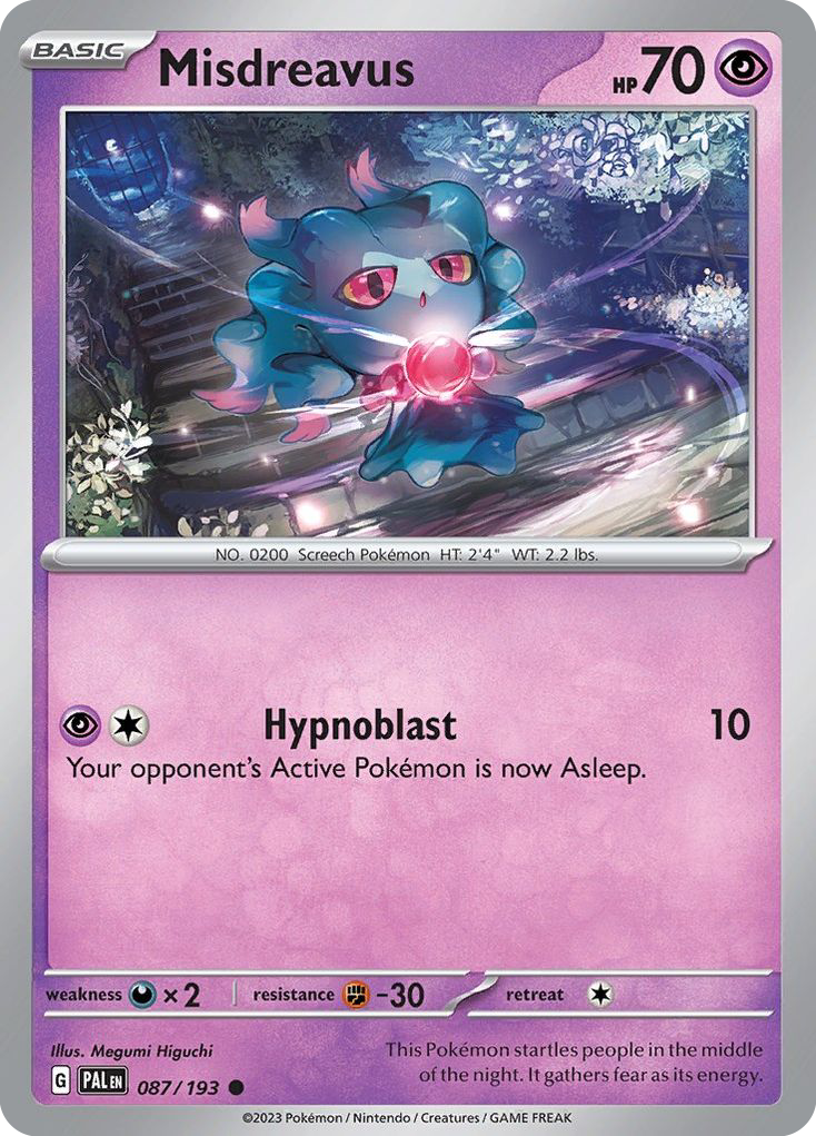 Misdreavus - Paldea Evolved SET-87