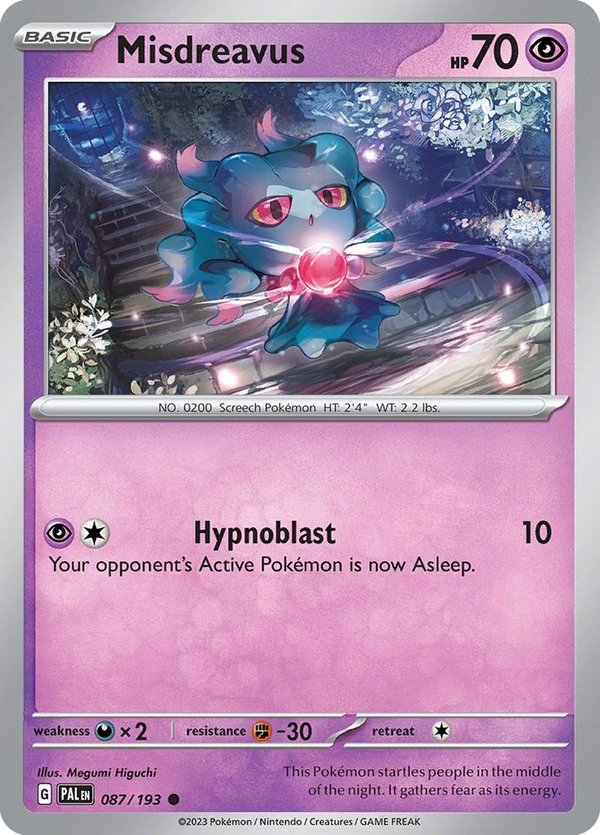 Misdreavus - Paldea Evolved SET-87