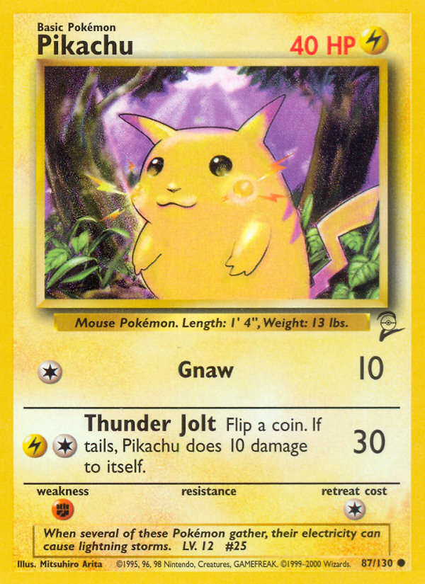 Pikachu - Base SET 2-87