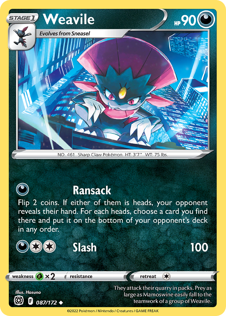 Weavile - Brilliant Stars SET-87